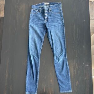 Madewell Classic Blue Button-Fly Jeans